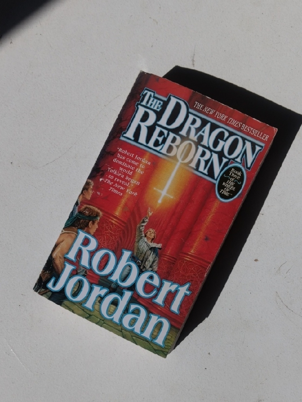 Robert Jordan The Dragon Reborn Paperback - Red Cover
